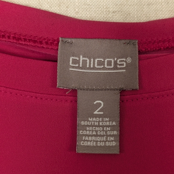 Chico's NWT Bundle: Size 2 (Large) Teal & Magenta Top Set - Picture 12 of 16
